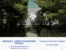 Tablet Screenshot of cantyschool.org